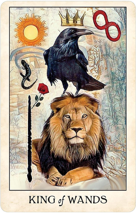Crow Tarot Pocket Edition Cards Deck Animals Birds Wisdom