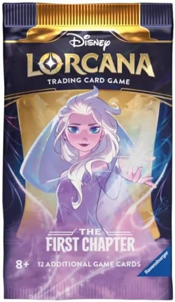 Disney Lorcana The First Chapter Sleeved Booster Pack 12 Cards English TCG