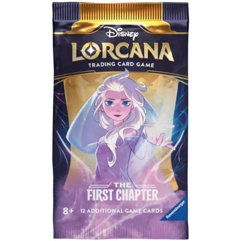Disney Lorcana The First Chapter Sleeved Booster Pack 12 Cards English TCG
