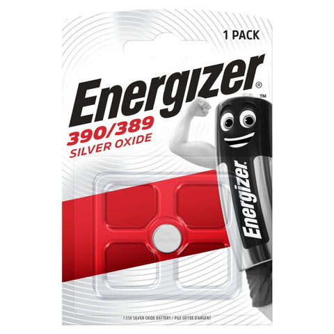 1x Energizer 390 389 SR1130 Silver Oxide 1.55V Watch Battery Blister