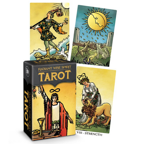 Radiant Wise Mini Tarot Cards Deck Esoteric Fortune Telling Lo Scarabeo NEW