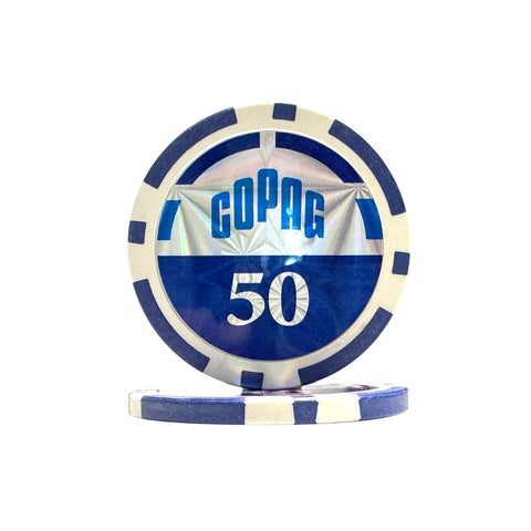 Copag 300 Poker Chip Set Dark Aluminum Case with 2 Jumbo Index Decks