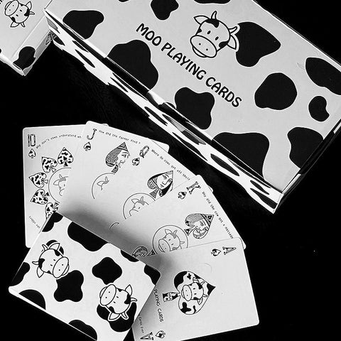 Moo Playing Cards by DiFatta – Cow-Themed Poker Deck, Limited 500, Cardistry
