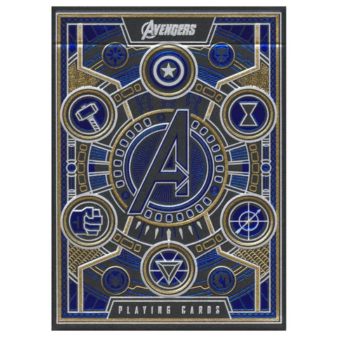 Marvel Avengers Infinity Saga Blue Poker Playing Cards by Theory11