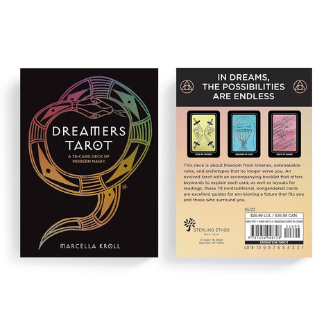 Dreamers Tarot Deck by Marcella Kroll 78 Cards & Guidebook Sterling Ethos