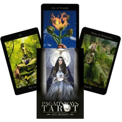 Pagan Ways Tarot Deck & Book Set 78 Cards by Anna Franklin Schiffer