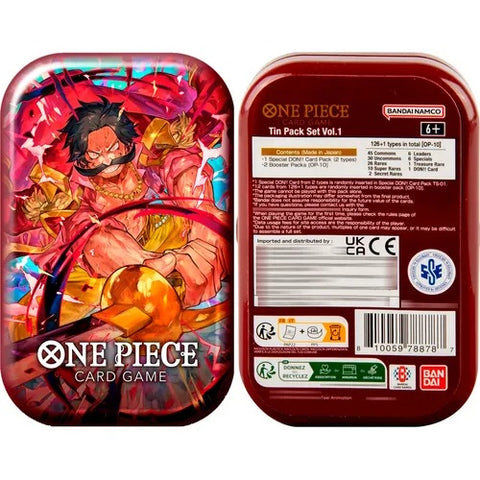 One Piece TCG Gol D. Roger Tin Set Vol.1 OP-10 Booster Packs