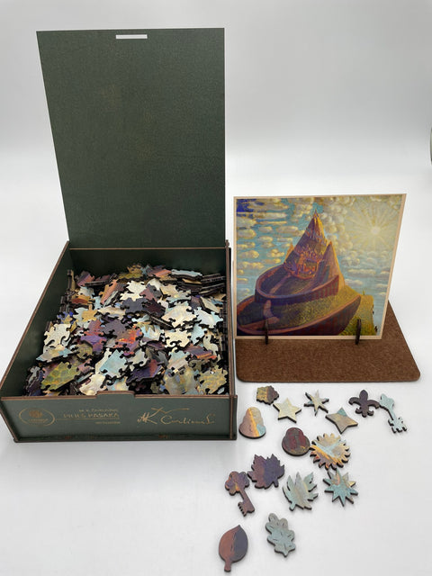 M.K. Ciurlionis Tale of the Castle 300pc Wooden Jigsaw Puzzle L