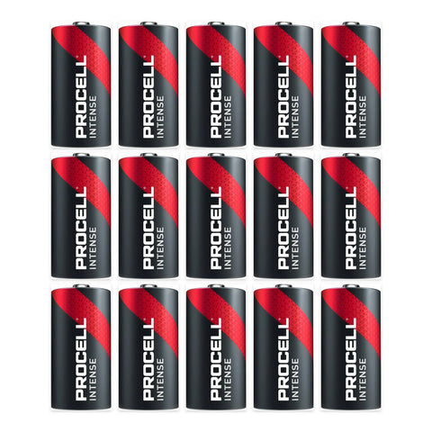 15x Duracell Procell Intense C LR14 Alkaline Batteries