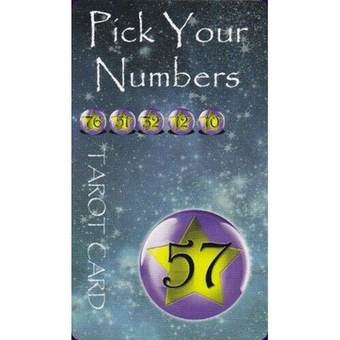 Pick Your Numbers Tarot Numerology Astrology Card Deck with Guidebook