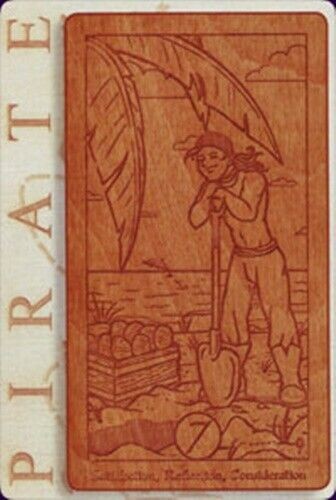 Pirate Tarot Cards Deck Woodcarving Schiffer Publishing Carrie Lucas Amodio NEW