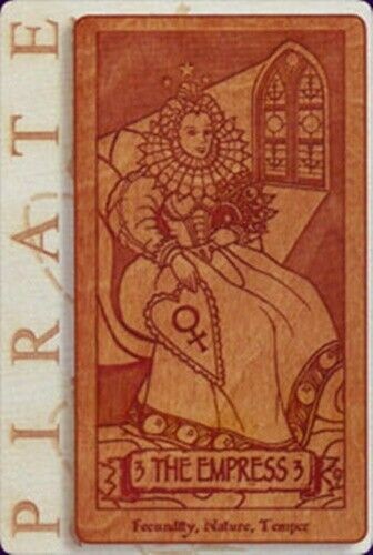 Pirate Tarot Cards Deck Woodcarving Schiffer Publishing Carrie Lucas Amodio NEW