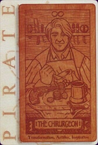 Pirate Tarot Cards Deck Woodcarving Schiffer Publishing Carrie Lucas Amodio NEW