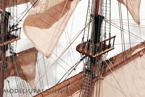 OCCRE Corsair Pirate Ship Wooden Model Kit 1:80 Brigantine 16-Gun