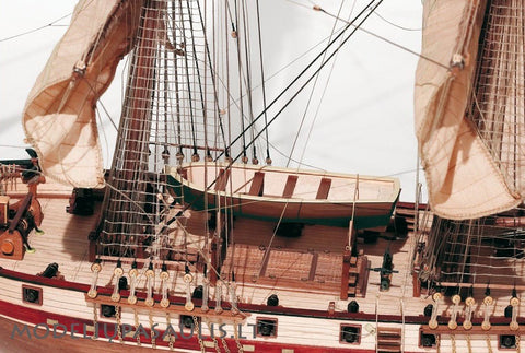 OCCRE Corsair Pirate Ship Wooden Model Kit 1:80 Brigantine 16-Gun