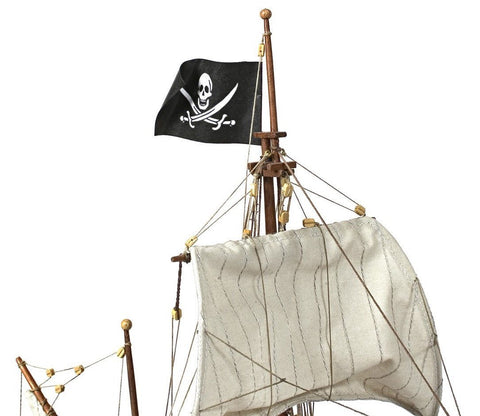 OcCre Pirate Ship Wooden Model Kit 1:100 Scale 565mm Medium Difficulty