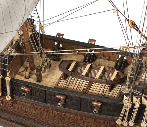 OcCre Pirate Ship Wooden Model Kit 1:100 Scale 565mm Medium Difficulty
