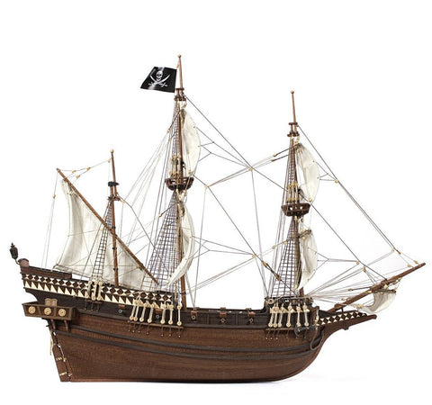 OcCre Pirate Ship Wooden Model Kit 1:100 Scale 565mm Medium Difficulty