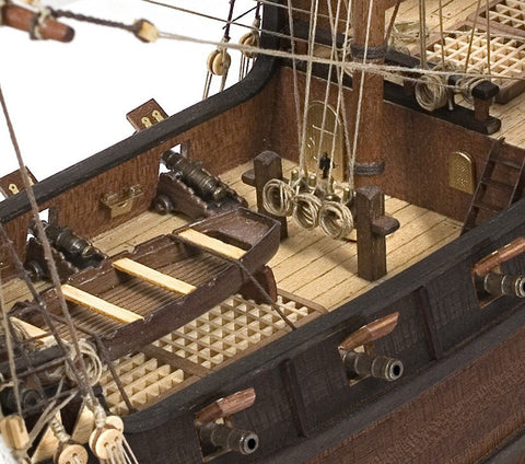 OcCre Pirate Ship Wooden Model Kit 1:100 Scale 565mm Medium Difficulty