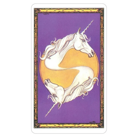 Unicorn Tarot Cards Deck Suzanne Star Liz Hilton Esoteric Telling US Games Ut78