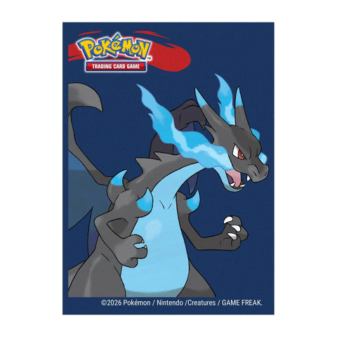 Mega Charizard X Pokemon Card Sleeves 65ct Ultra Pro Deck Protectors