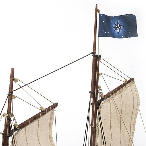 Occre Polaris 1:50 Wooden Sailing Ship Model Kit for Beginners