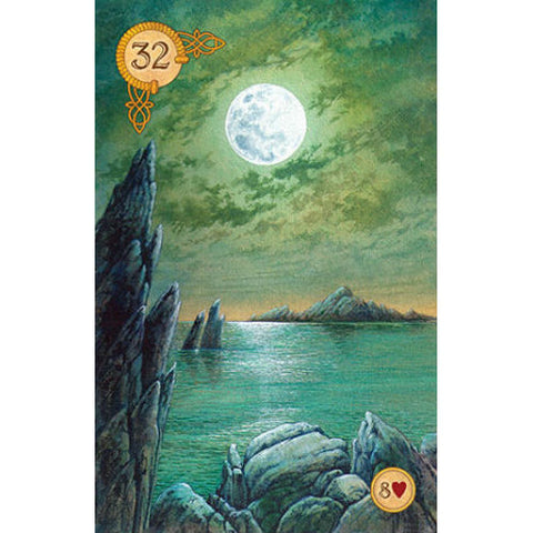 Celtic Lenormand Oracle Deck 45 Cards & Guidebook by US Games Systems