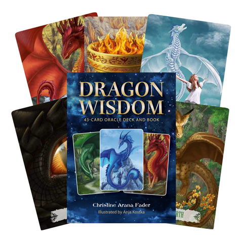 Dragon Wisdom Oracle Cards & Guidebook Set by Earth Dancer