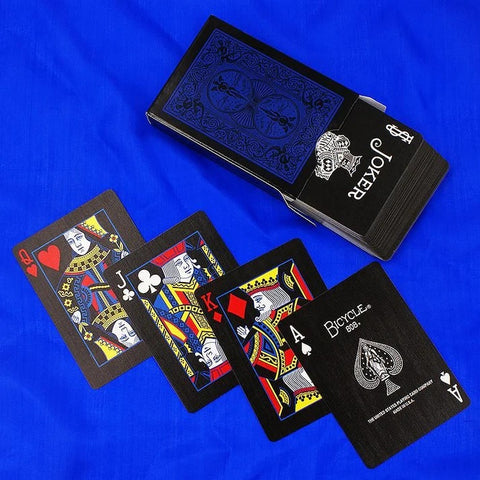 Bicycle Reverse Rider Back Playing Cards Deck Blue Black Poker Magic