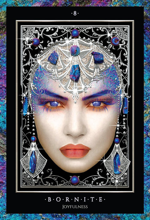 Precious Gems Oracle Cards Deck by Maxine Gadd Blue Angel 40 Card Set