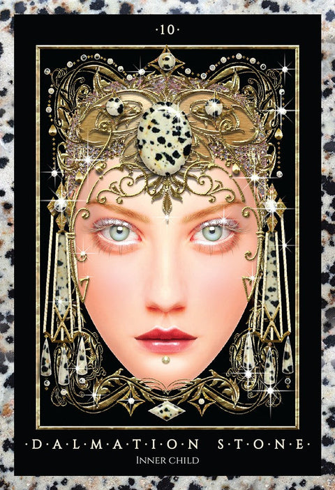 Precious Gems Oracle Cards Deck by Maxine Gadd Blue Angel 40 Card Set