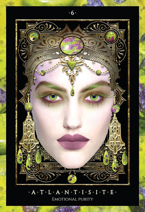 Precious Gems Oracle Cards Deck by Maxine Gadd Blue Angel 40 Card Set