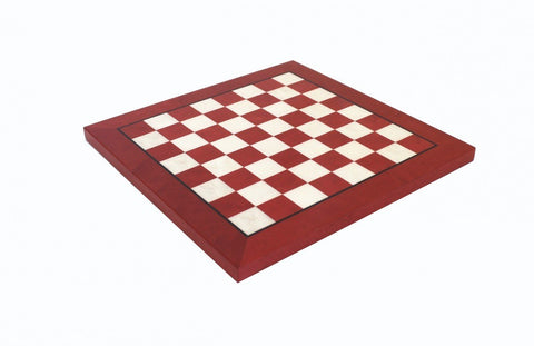 Italfama Mahogany Weighted Chess Set with Fine Wood Board Made in Italy