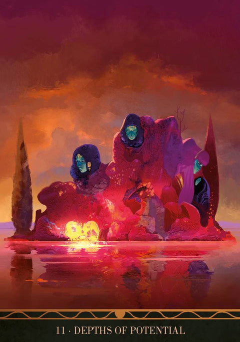 Visions Of Duality Inspirational Cards Deck & Book Reflections Lo Scarabeo