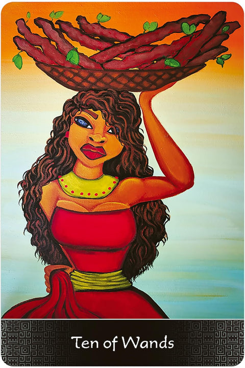 Afro Goddess Tarot Arcanas Cards Deck & Guidebook US Games Systems