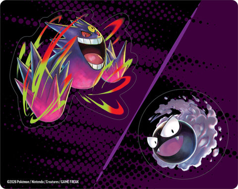 Pokemon TCG Ascended Heroes Tech Sticker Blister 3 Packs Gastly Promo