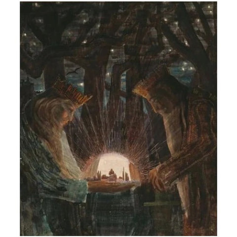 M.K. Ciurlionis Tale of the Kings 150pc Wooden Jigsaw Puzzle, M Size
