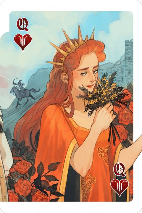 Cards of Camelot Medieval Playing & Cartomancy Deck by Andrews McMeel