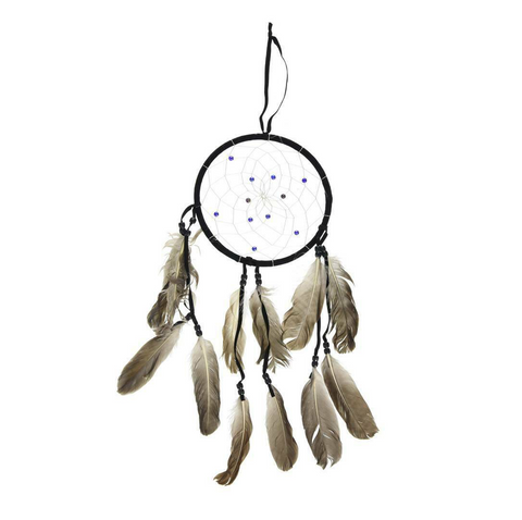 Earth Spirit Dreamcatcher with Amethyst Beads Lo Scarabeo Esoteric Decor