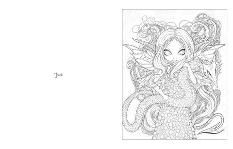 Dragonling Coloring Book Blue Angel