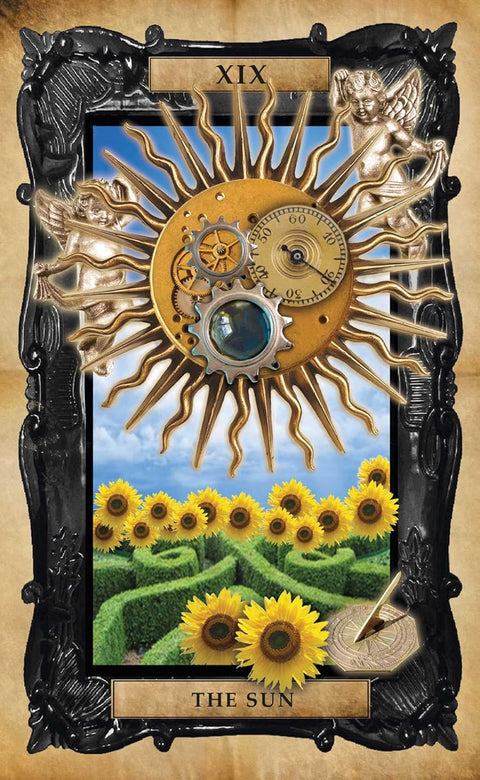 Gothic Steampunk Tarot Deck with 78 Cards & Guidebook by CICO Books