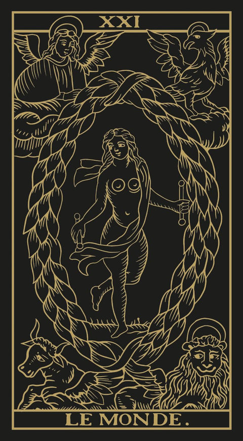 Marseille Tarot Cards Deck Gold & Black Edition Lo Scarabeo Marianne Costa