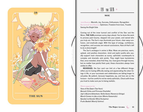 Anime Tarot Deck 78 Cards & Guidebook Simon Element Natasha Yglesias