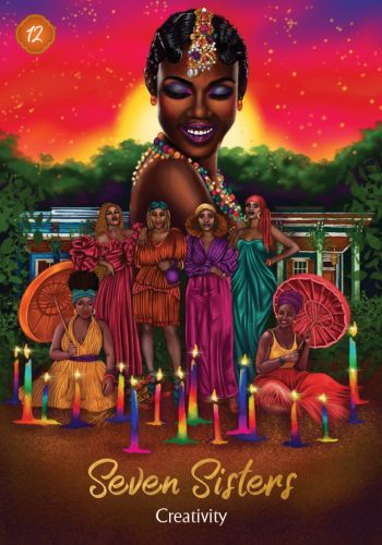 African Goddess Rising Oracle Cards Deck & Guidebook Abiola Abrams