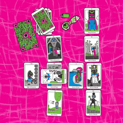 Four Twenty Tarot Deck & Guidebook 78 Cards Cannabis 420 by Row House