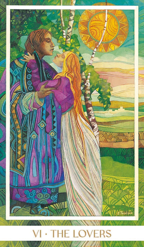 Crystal Tarot Deck Stained Glass 78 Cards with Guidebook by Lo Scarabeo