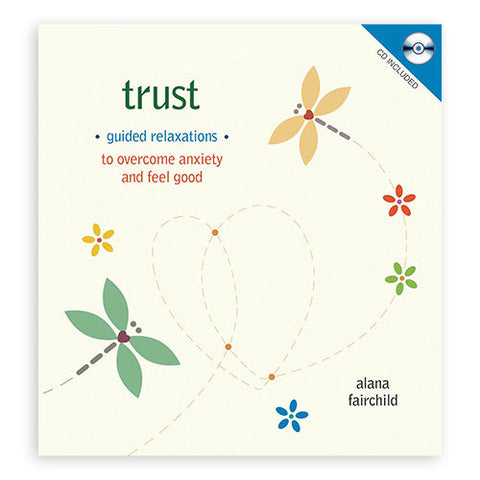 Trust Guided Meditations Book & CD for Anxiety Relief by Blue Angel