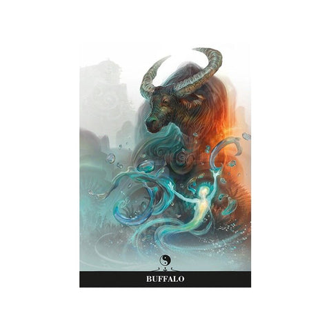 Chinese Astrology Oracle Cards Deck 24-Card Set by Lo Scarabeo