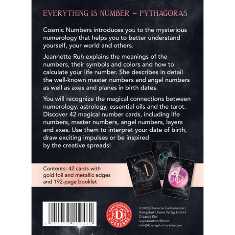 Cosmic Numbers Cards Deck Dusserre