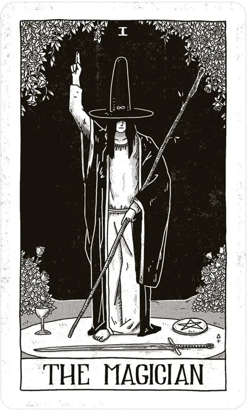Black Ritual Tarot Deck by US Games, 78 Cards with Guidebook